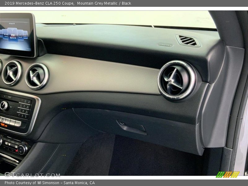 Mountain Grey Metallic / Black 2019 Mercedes-Benz CLA 250 Coupe