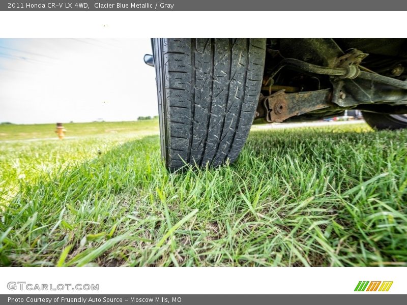 Glacier Blue Metallic / Gray 2011 Honda CR-V LX 4WD