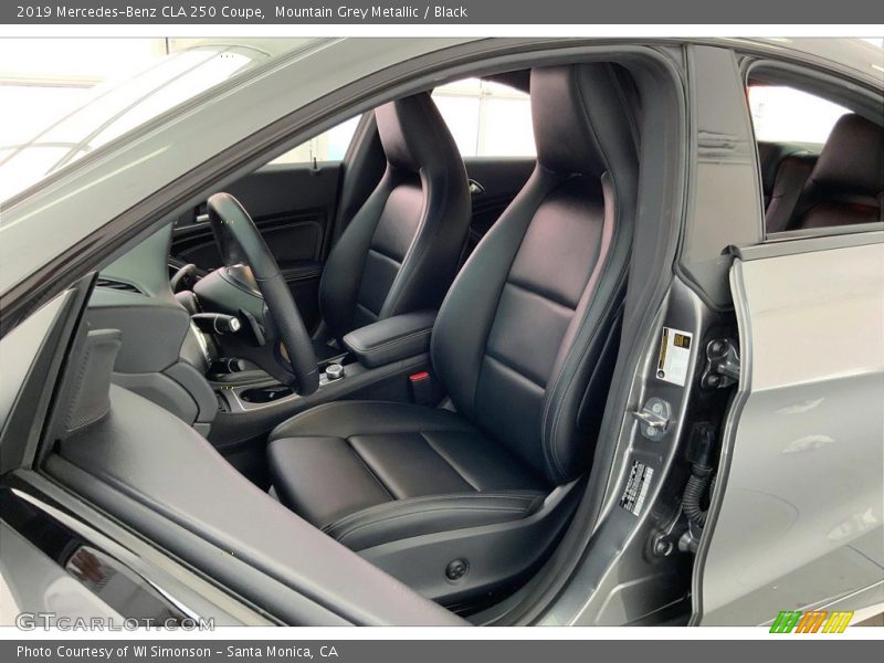Mountain Grey Metallic / Black 2019 Mercedes-Benz CLA 250 Coupe