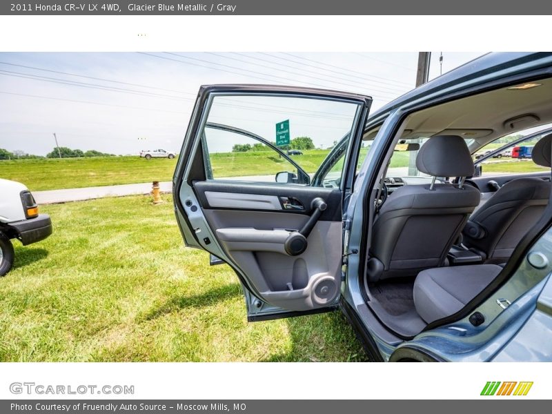 Glacier Blue Metallic / Gray 2011 Honda CR-V LX 4WD