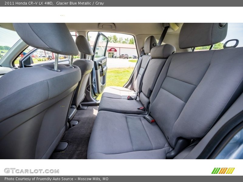Glacier Blue Metallic / Gray 2011 Honda CR-V LX 4WD