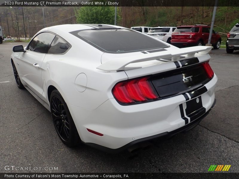 Oxford White / Ebony 2020 Ford Mustang GT Premium Fastback