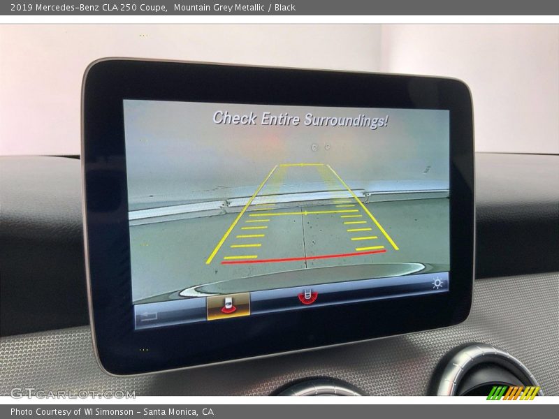 Mountain Grey Metallic / Black 2019 Mercedes-Benz CLA 250 Coupe