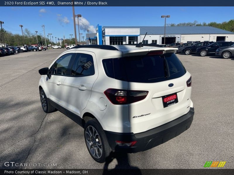 Diamond White / Ebony Black 2020 Ford EcoSport SES 4WD