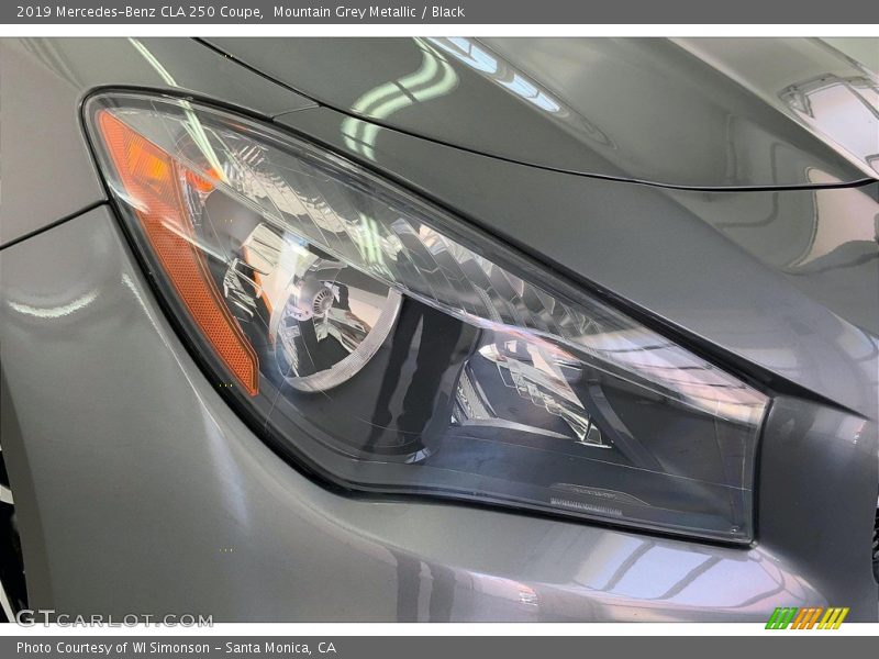 Mountain Grey Metallic / Black 2019 Mercedes-Benz CLA 250 Coupe