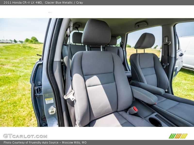 Glacier Blue Metallic / Gray 2011 Honda CR-V LX 4WD
