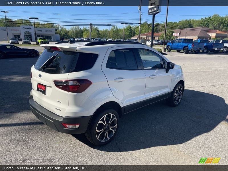 Diamond White / Ebony Black 2020 Ford EcoSport SES 4WD