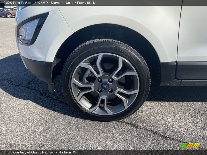 Diamond White / Ebony Black 2020 Ford EcoSport SES 4WD
