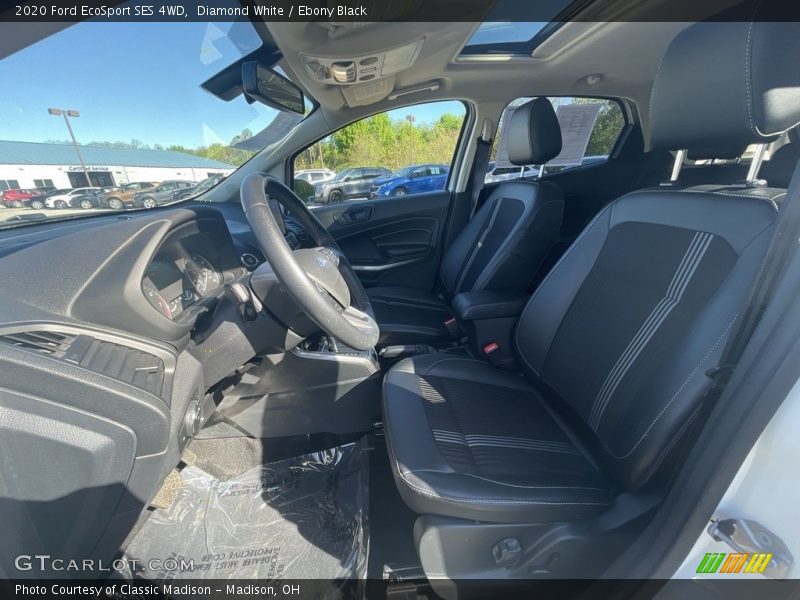 Diamond White / Ebony Black 2020 Ford EcoSport SES 4WD