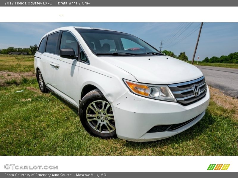 Taffeta White / Gray 2012 Honda Odyssey EX-L