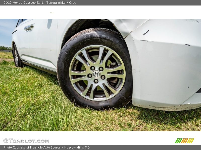 Taffeta White / Gray 2012 Honda Odyssey EX-L