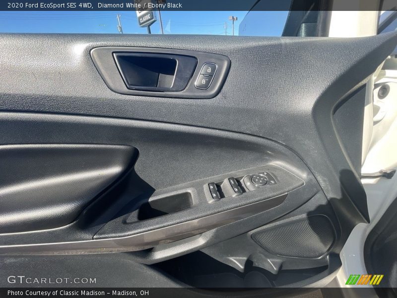 Diamond White / Ebony Black 2020 Ford EcoSport SES 4WD