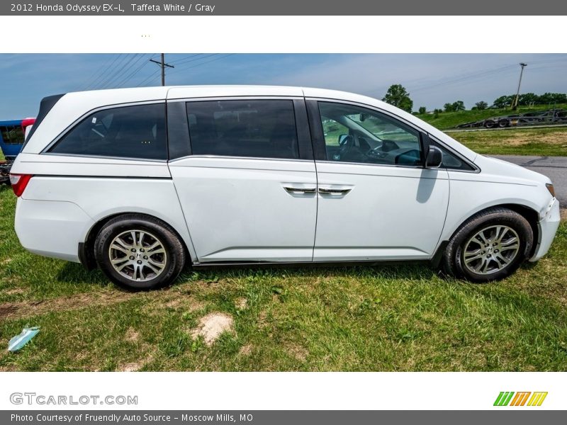 Taffeta White / Gray 2012 Honda Odyssey EX-L