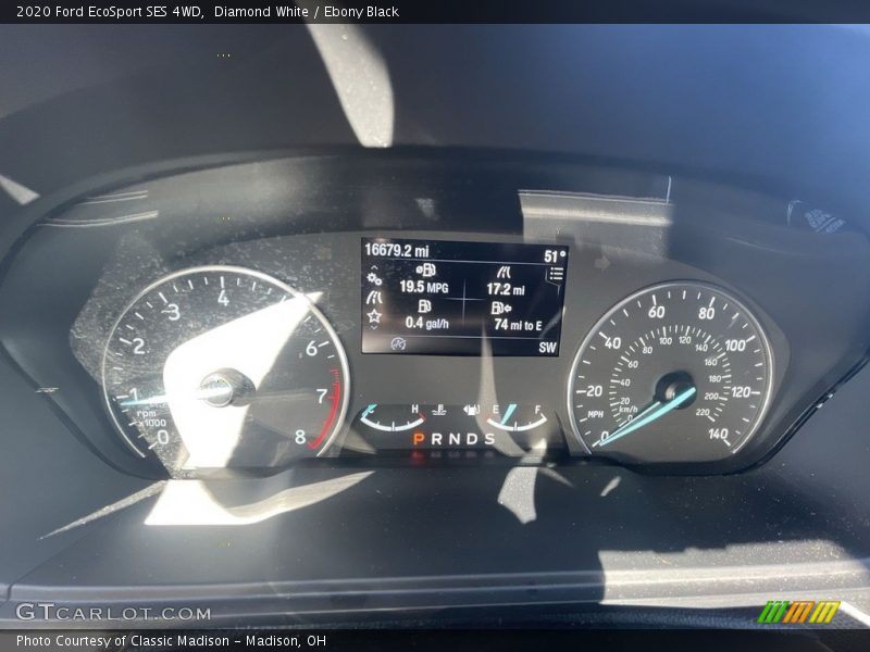 Diamond White / Ebony Black 2020 Ford EcoSport SES 4WD