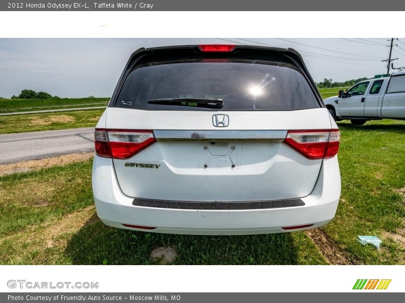 Taffeta White / Gray 2012 Honda Odyssey EX-L