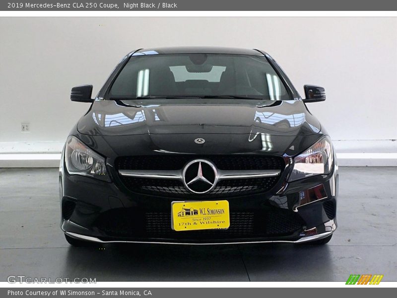 Night Black / Black 2019 Mercedes-Benz CLA 250 Coupe