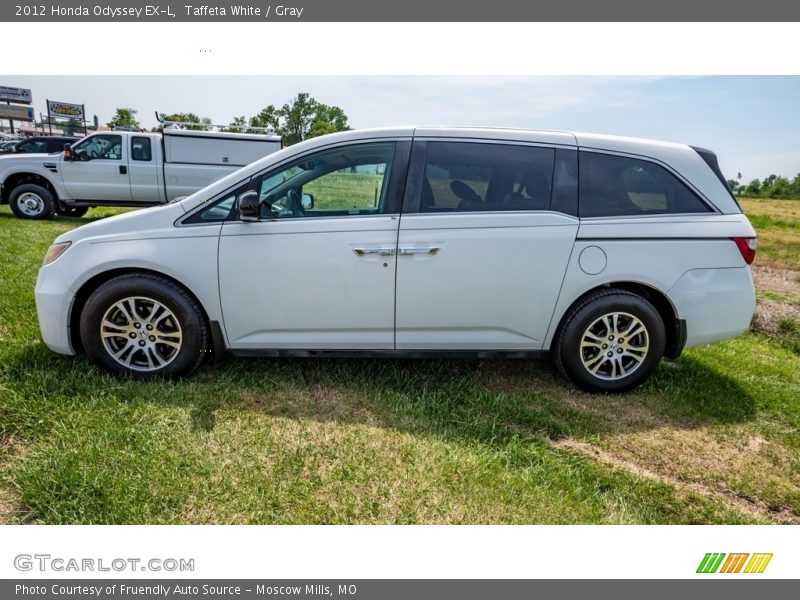 Taffeta White / Gray 2012 Honda Odyssey EX-L