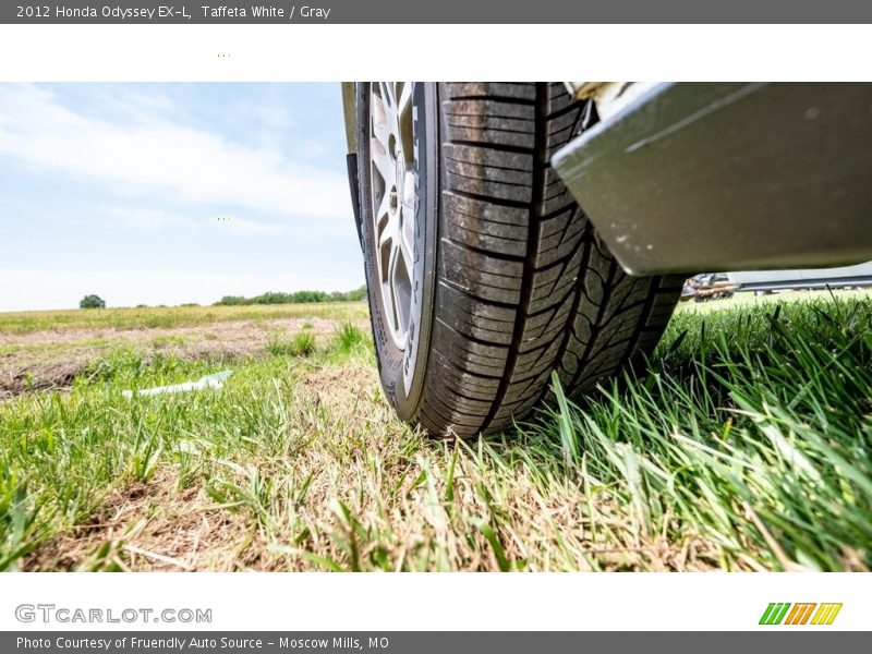 Taffeta White / Gray 2012 Honda Odyssey EX-L