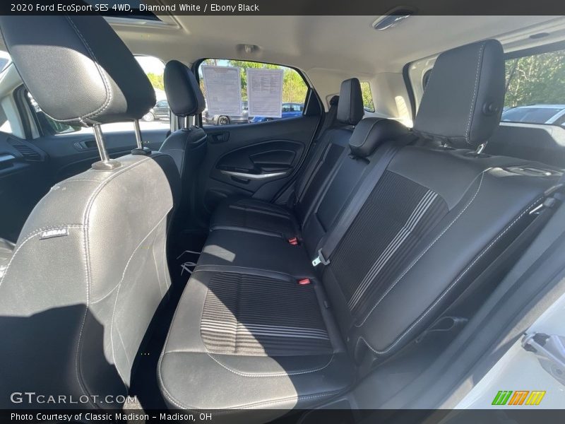 Diamond White / Ebony Black 2020 Ford EcoSport SES 4WD