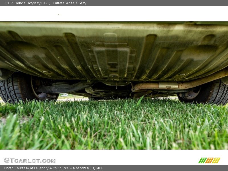 Taffeta White / Gray 2012 Honda Odyssey EX-L