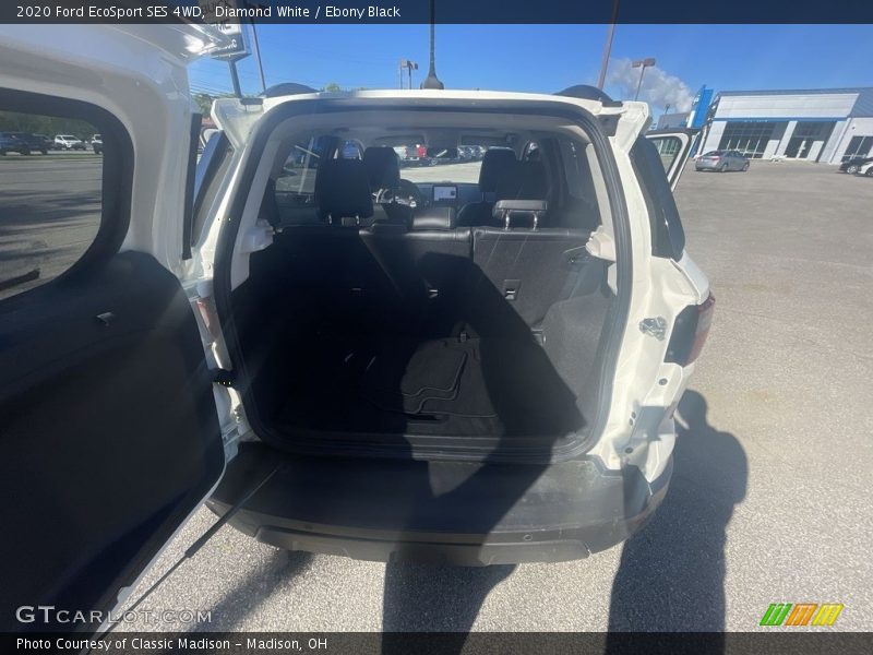 Diamond White / Ebony Black 2020 Ford EcoSport SES 4WD
