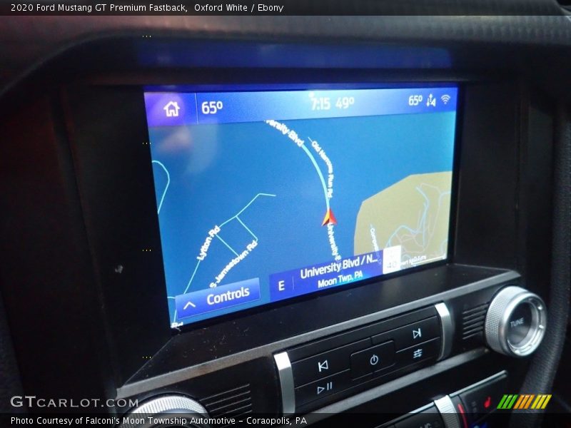 Oxford White / Ebony 2020 Ford Mustang GT Premium Fastback