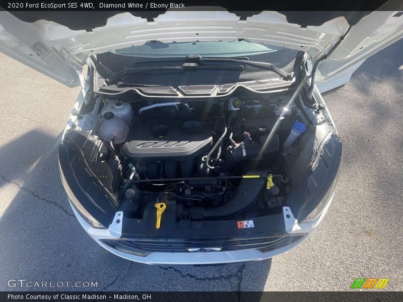 Diamond White / Ebony Black 2020 Ford EcoSport SES 4WD