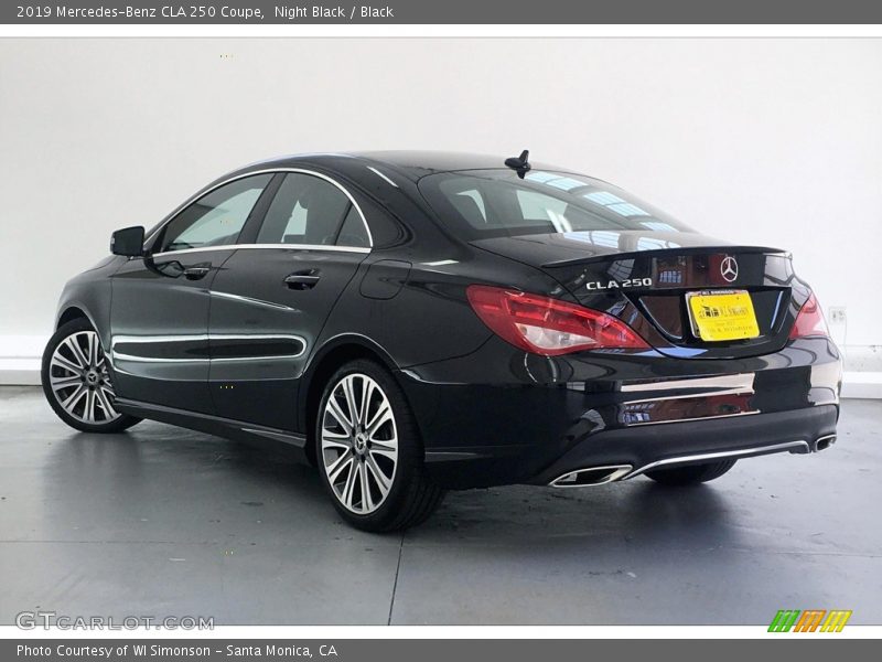 Night Black / Black 2019 Mercedes-Benz CLA 250 Coupe