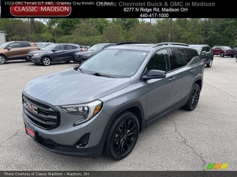 Graphite Gray Metallic / Jet Black 2020 GMC Terrain SLT AWD