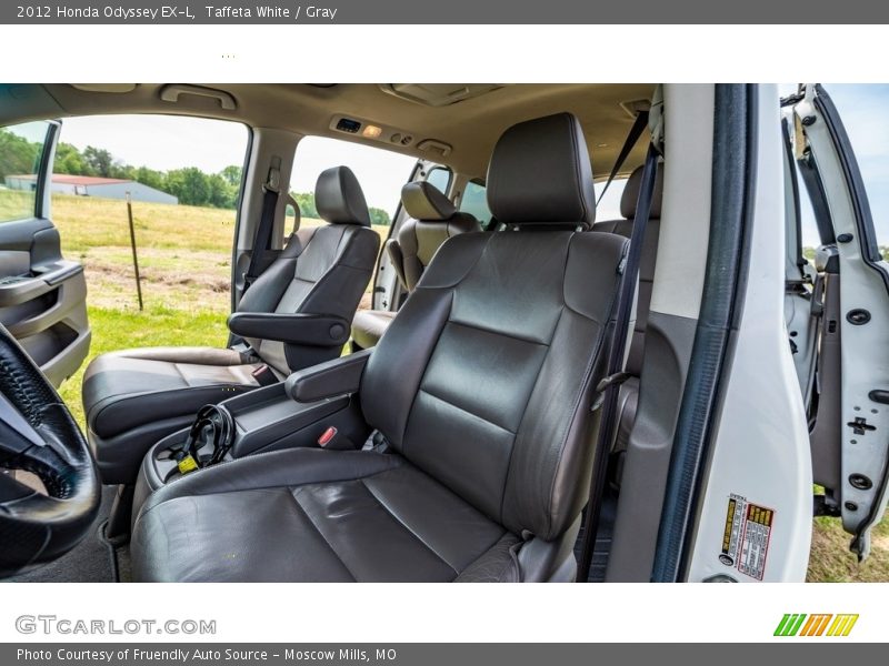Taffeta White / Gray 2012 Honda Odyssey EX-L