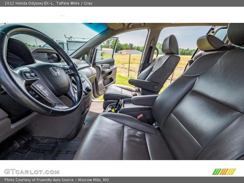 Taffeta White / Gray 2012 Honda Odyssey EX-L