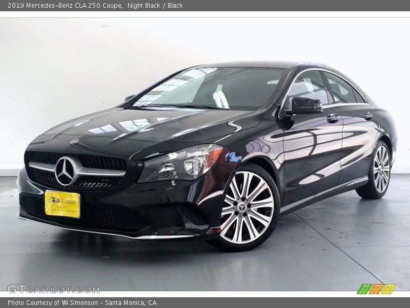 Night Black / Black 2019 Mercedes-Benz CLA 250 Coupe