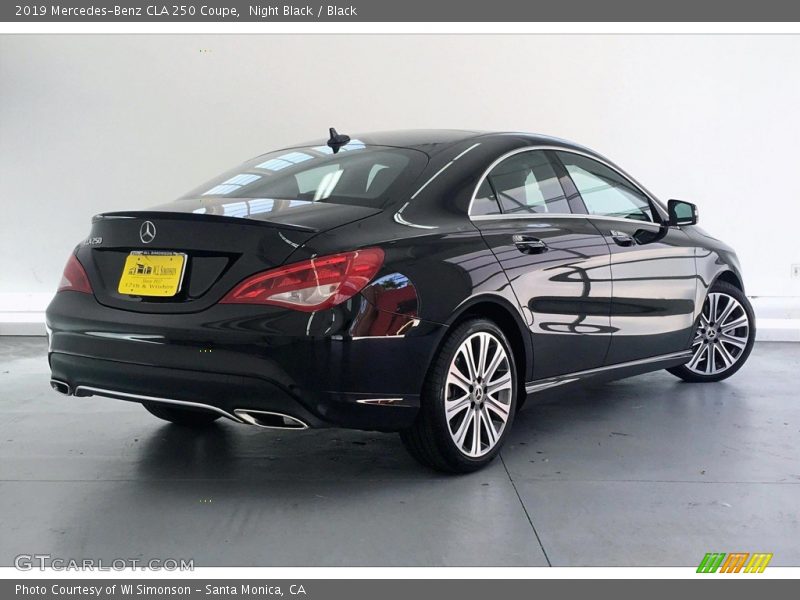 Night Black / Black 2019 Mercedes-Benz CLA 250 Coupe