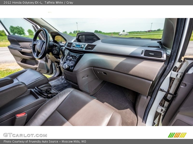 Taffeta White / Gray 2012 Honda Odyssey EX-L