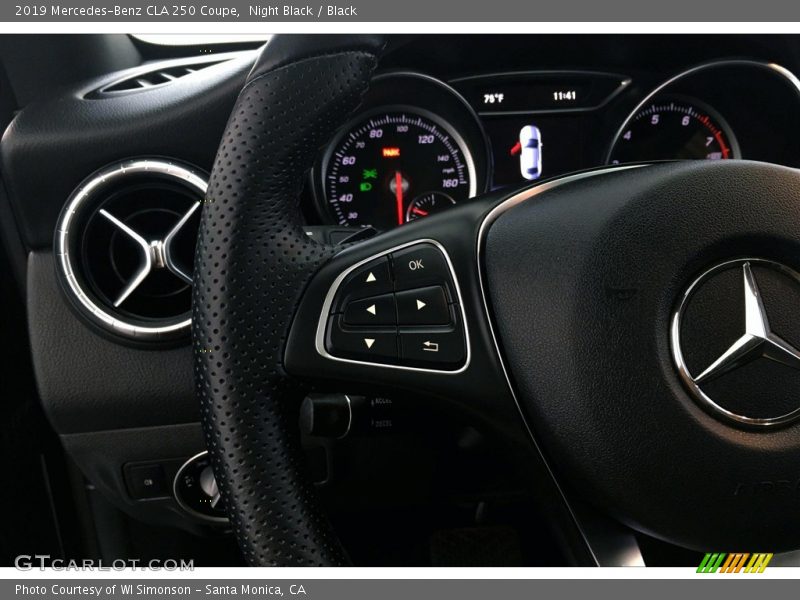 Night Black / Black 2019 Mercedes-Benz CLA 250 Coupe