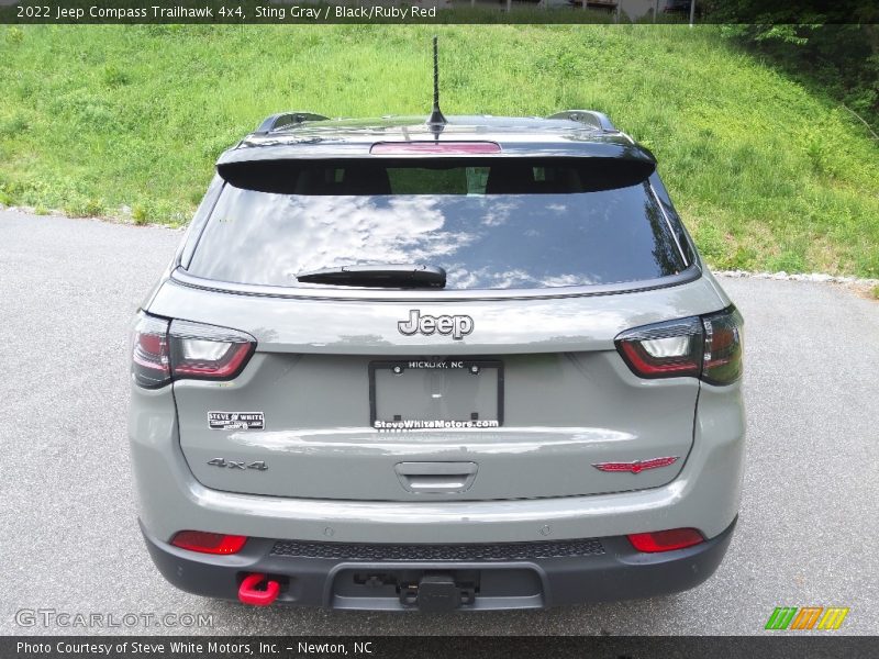 Sting Gray / Black/Ruby Red 2022 Jeep Compass Trailhawk 4x4