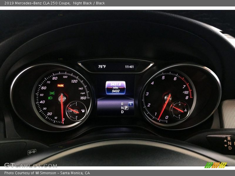 Night Black / Black 2019 Mercedes-Benz CLA 250 Coupe