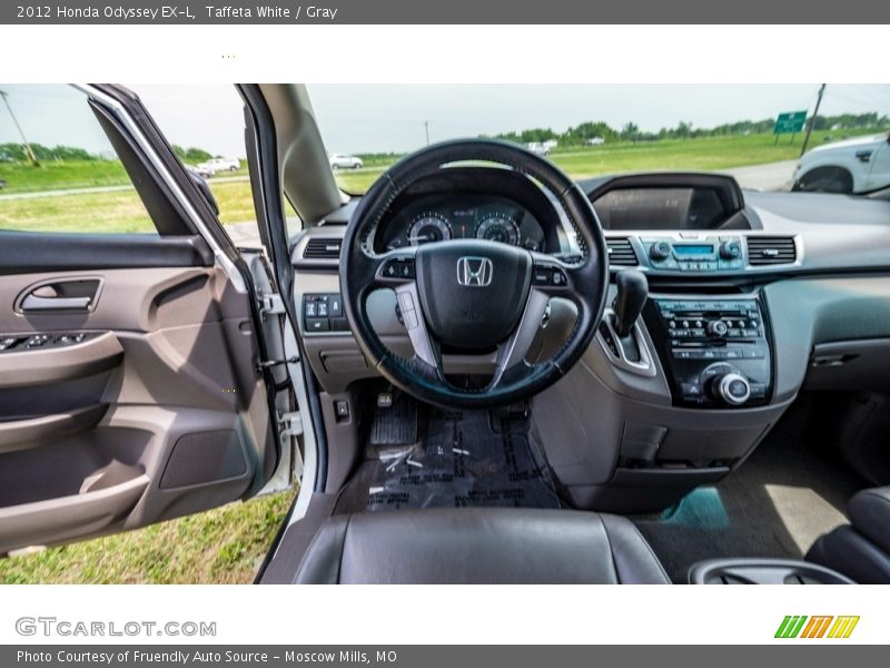 Taffeta White / Gray 2012 Honda Odyssey EX-L