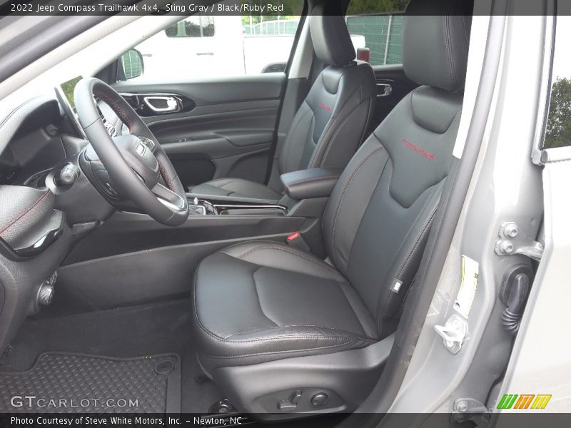 Sting Gray / Black/Ruby Red 2022 Jeep Compass Trailhawk 4x4