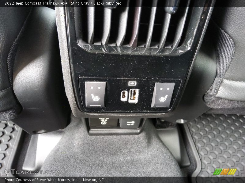Sting Gray / Black/Ruby Red 2022 Jeep Compass Trailhawk 4x4
