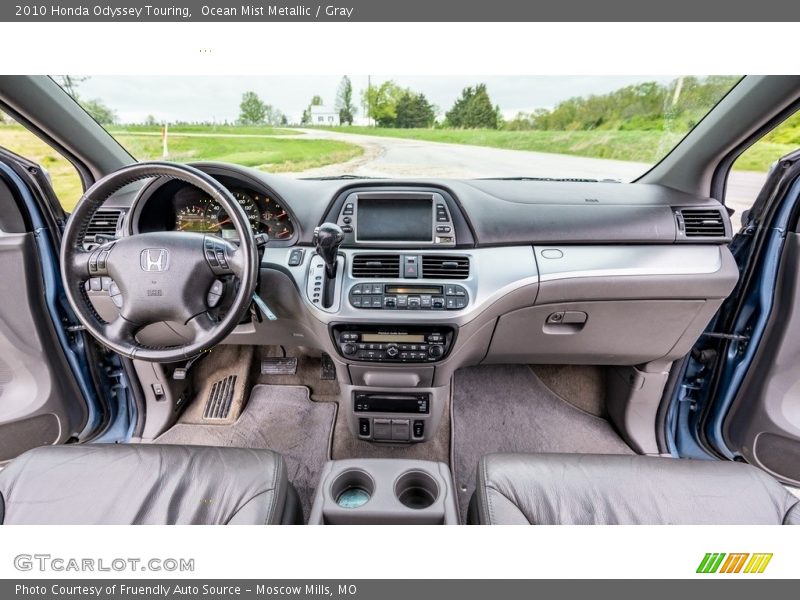 Ocean Mist Metallic / Gray 2010 Honda Odyssey Touring