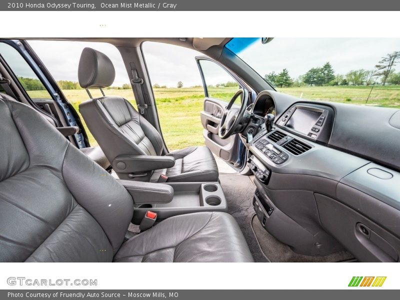 Ocean Mist Metallic / Gray 2010 Honda Odyssey Touring