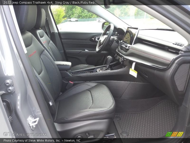 Sting Gray / Black/Ruby Red 2022 Jeep Compass Trailhawk 4x4