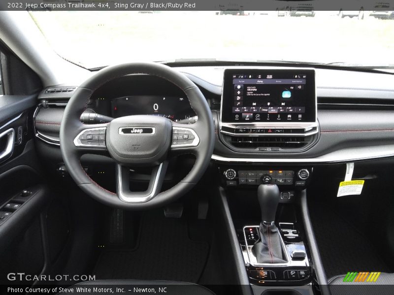 Sting Gray / Black/Ruby Red 2022 Jeep Compass Trailhawk 4x4