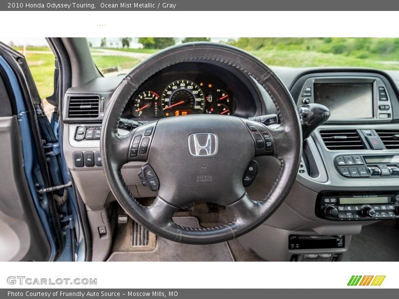 Ocean Mist Metallic / Gray 2010 Honda Odyssey Touring