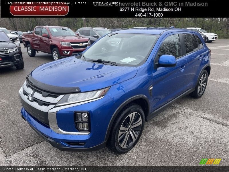 Octane Blue Metallic / Black 2020 Mitsubishi Outlander Sport ES AWC