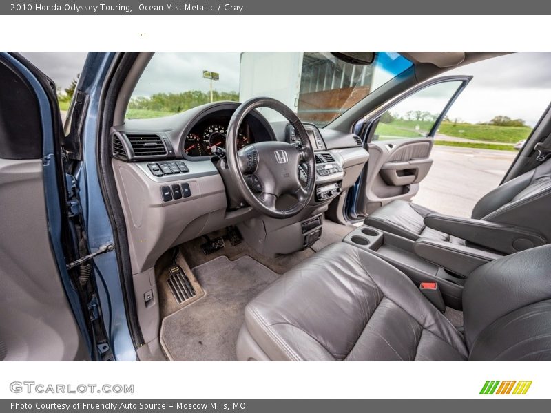 Ocean Mist Metallic / Gray 2010 Honda Odyssey Touring