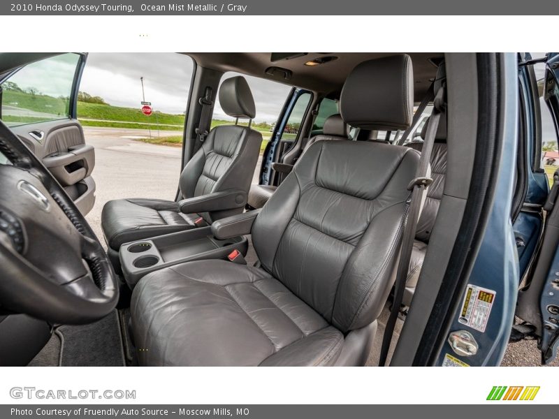 Ocean Mist Metallic / Gray 2010 Honda Odyssey Touring