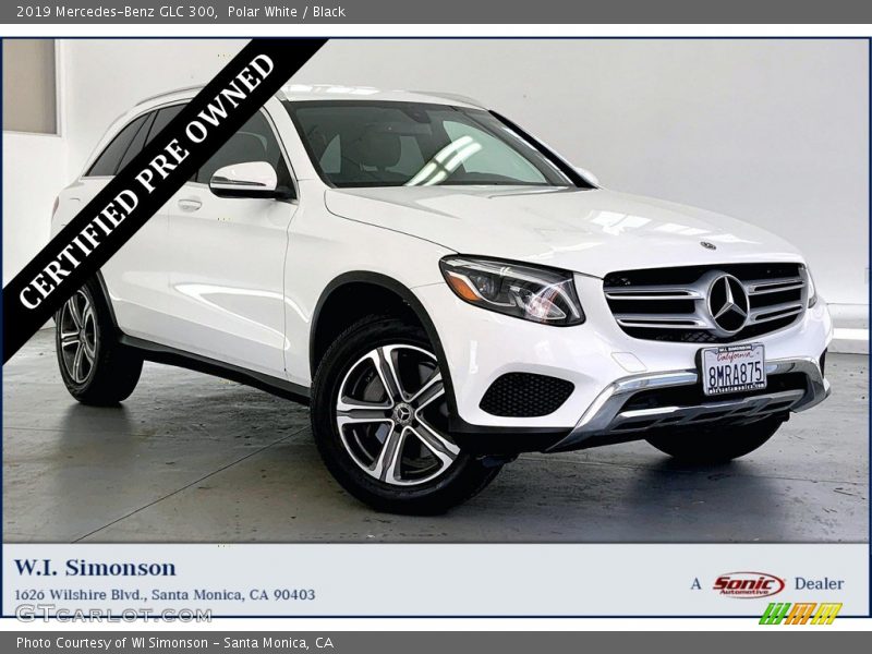 Polar White / Black 2019 Mercedes-Benz GLC 300