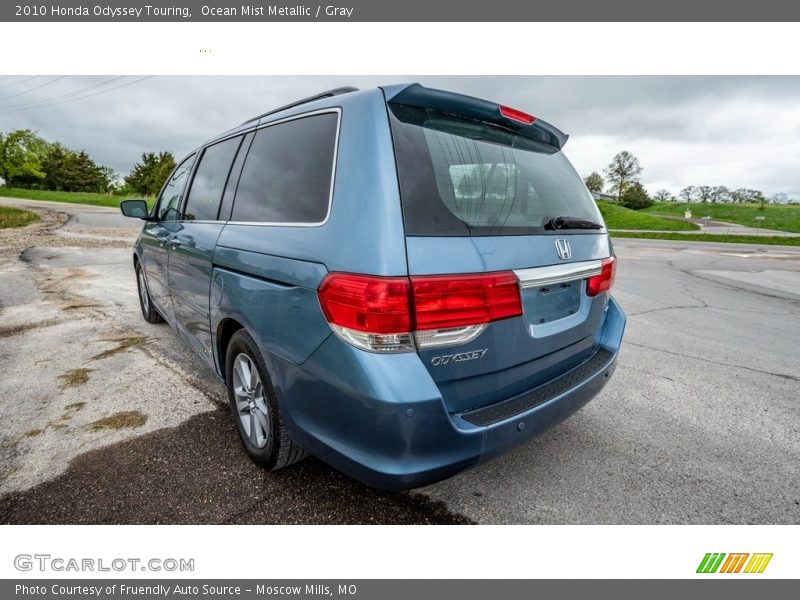 Ocean Mist Metallic / Gray 2010 Honda Odyssey Touring